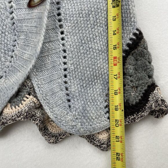 ROSIE NEIRA In Flight Mallard Duck Sweater ANTHROPOLOGIE Intarsia  S/M - Picture 8 of 11